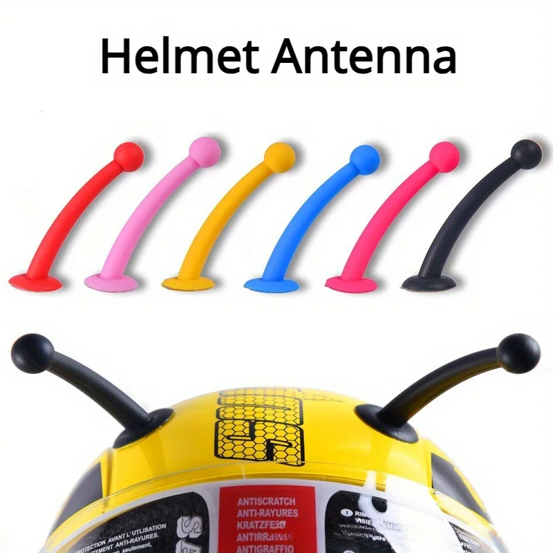 

2 шт. силиконовая антенна для мотоциклетного шлема, пчелиная улитка, антенна, угловая антенна из бычьего рога, аксессуары для мотоциклетного шлема, аксессуары для мотоциклов