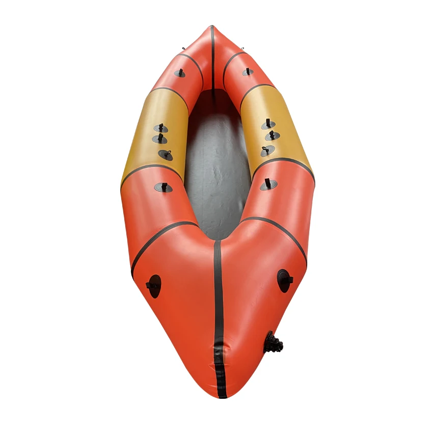 ultralight TPU fabric 1-Person inflatable Canoe boat for Fishing PackRafting