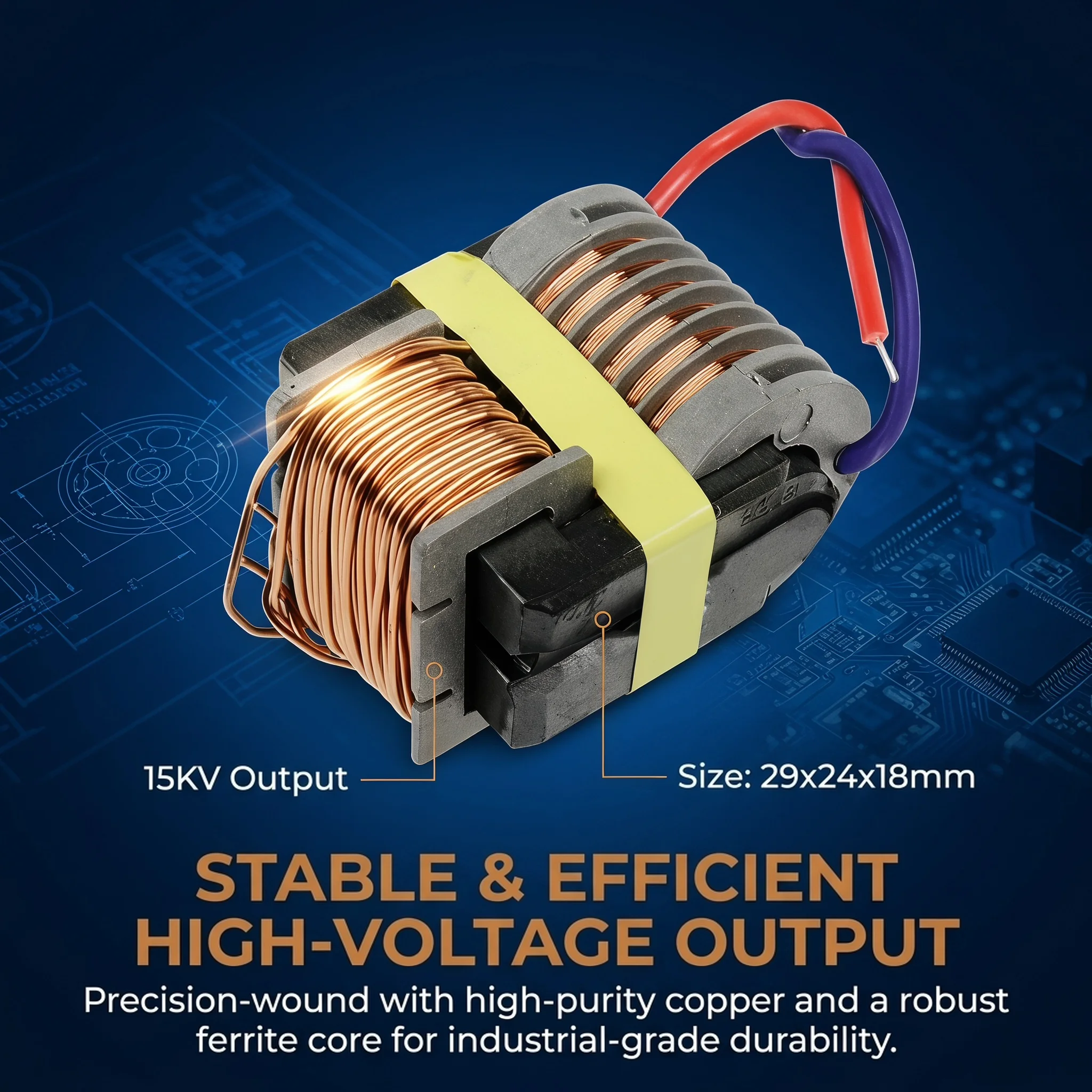 15KV High‑Voltage Step‑Up Boost Converter High Frequency Inverter Arc Plasma Generator Power Module