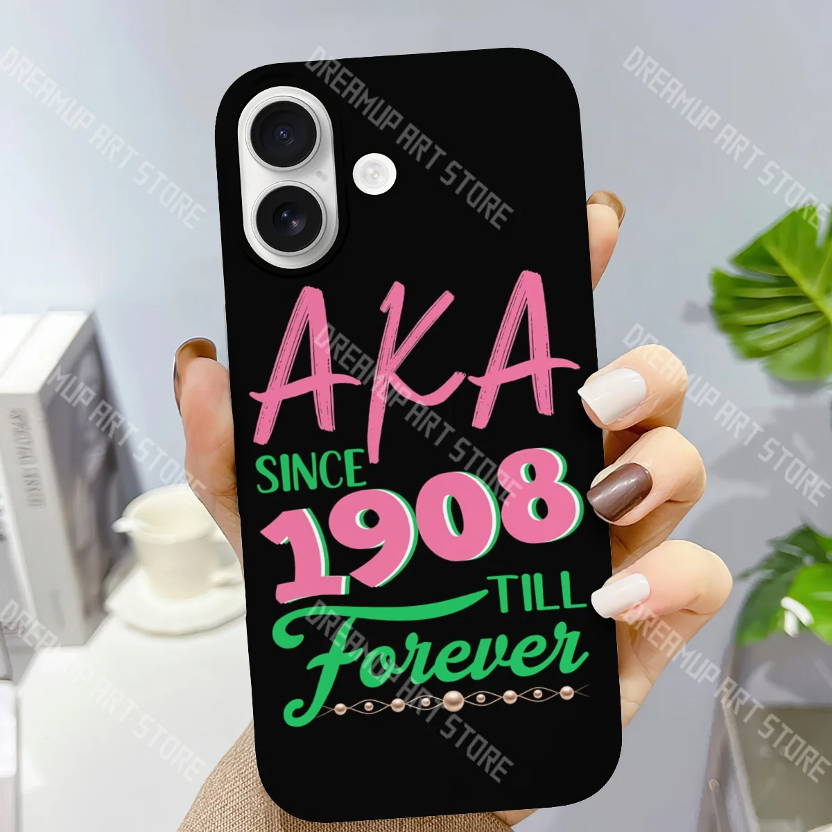 Alpha Kappa Alpha Case for iPhone 17 16 15 14 11 Pro Max 13 12  Air Mini XR XS X 8 7 6 6S Plus Soft Silicone Shockproof Cover