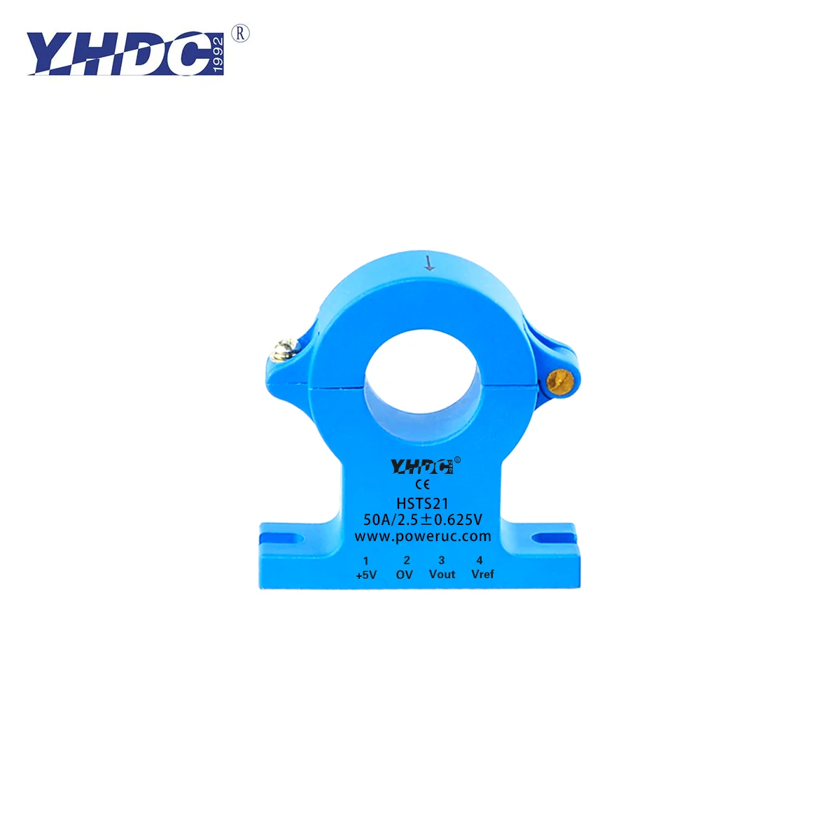 

YHDC HSTS21 Input 50A 100A 200A 300A 400A 500A 600A Output 2.5±0.625V Supply Voltage +5V Hall Split Core Current Sensor