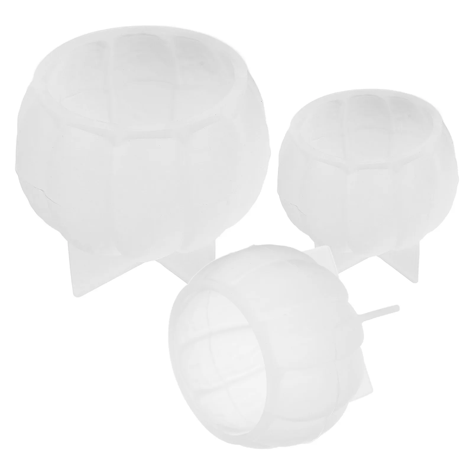 

Pumpkin Ornament Mold Halloween Holder Silicone Crystal Epoxy Diy Craft Set For Aroma Plaster Dessert Making Large Jar