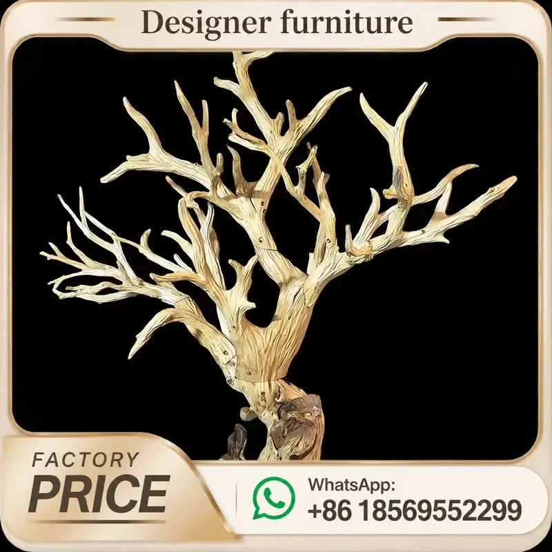 For Outdoor Artificial Dead Tree Trunk Large Solid Wood Branches Fake Leafless Decor Natural Simulation Garden Landscape Prop