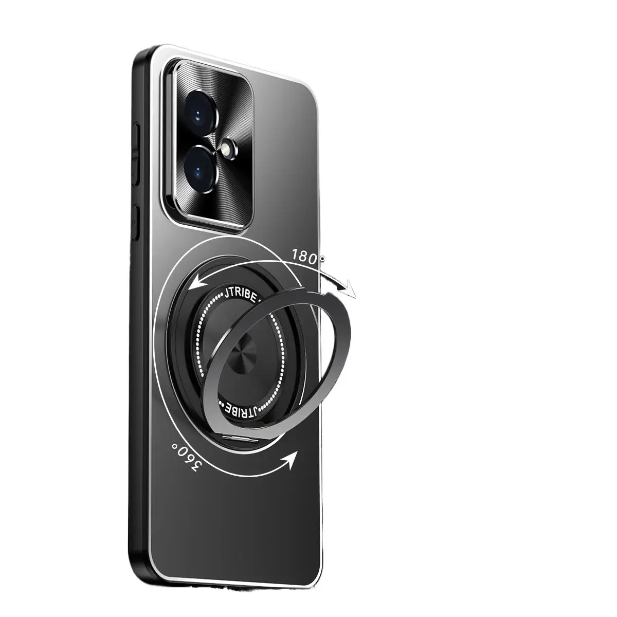 

360° Magnetic Ring Kickstand Back Cover For Honor 200 Pro Hard Shell Protection Holder shockproof Phone Case For Honor 100 Pro