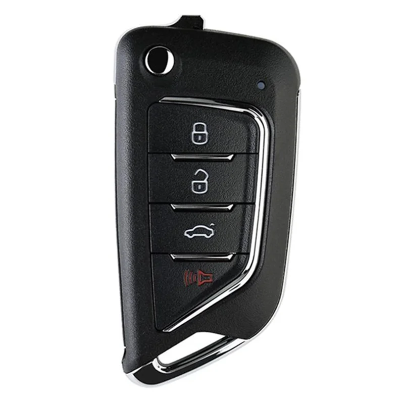 Para cadillac estilo 4 botões universal fio remoto chave fob-para xhorse xkcd02en, para ferramentas chave vvdi