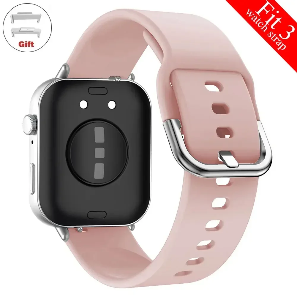 Silicone Band For Huawei Watch FIT 3 Strap Wrist watchband metal Buckle Sport bracelet fot huawei fit 2 fit3 correa Accessories