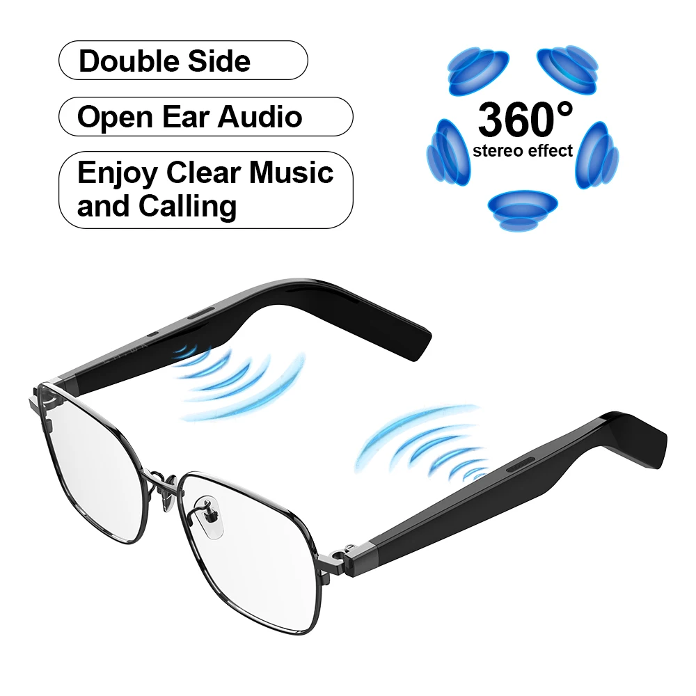 

Modern Smart Glasses Global Conferences Effective Communication Super Long Standby Smart AI Translator Glasses