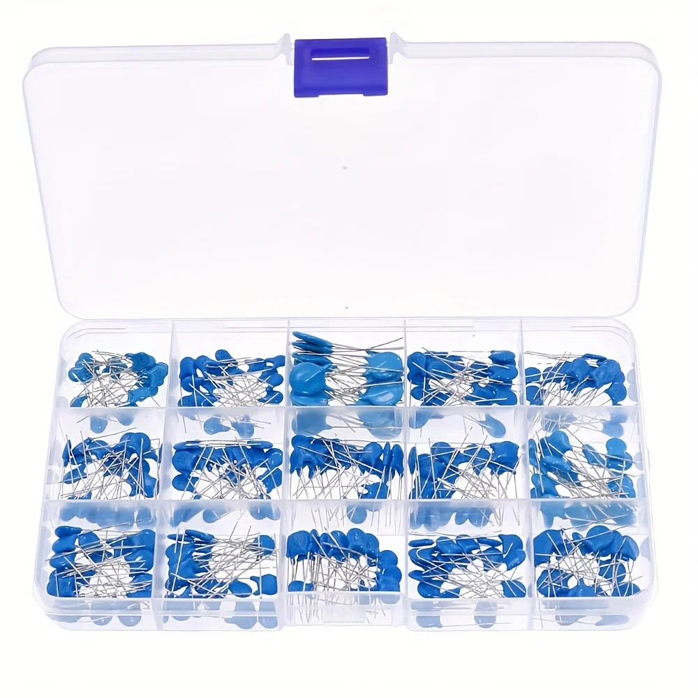 DIY KIT 150Pcs=15Value*10Pcs 3KV Ceramic Disc Capacitor 5P 10P 22P 47P 56P 100P 150P 220P 330P 470P 102 222 332 472 103