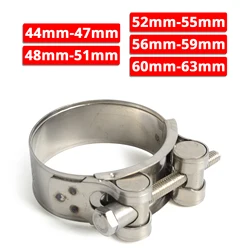 44 47 48 52 55 56 59 60 63mm Exhaust Pipe Clamp Silencer Fix Clip Ring for BMW Honda Yamaha Kawasaki Suzuki Ducati