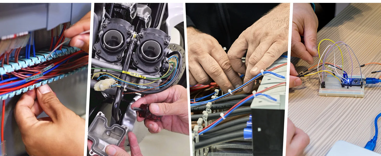 Wärmeschrumpf-Verbindungsstücke-Set, Spleißverbinder-Set, Isolierte IP67 Wasserdichte Elektrische Marine- und Automobil-Kabelcrimpverbinder – Detail 6