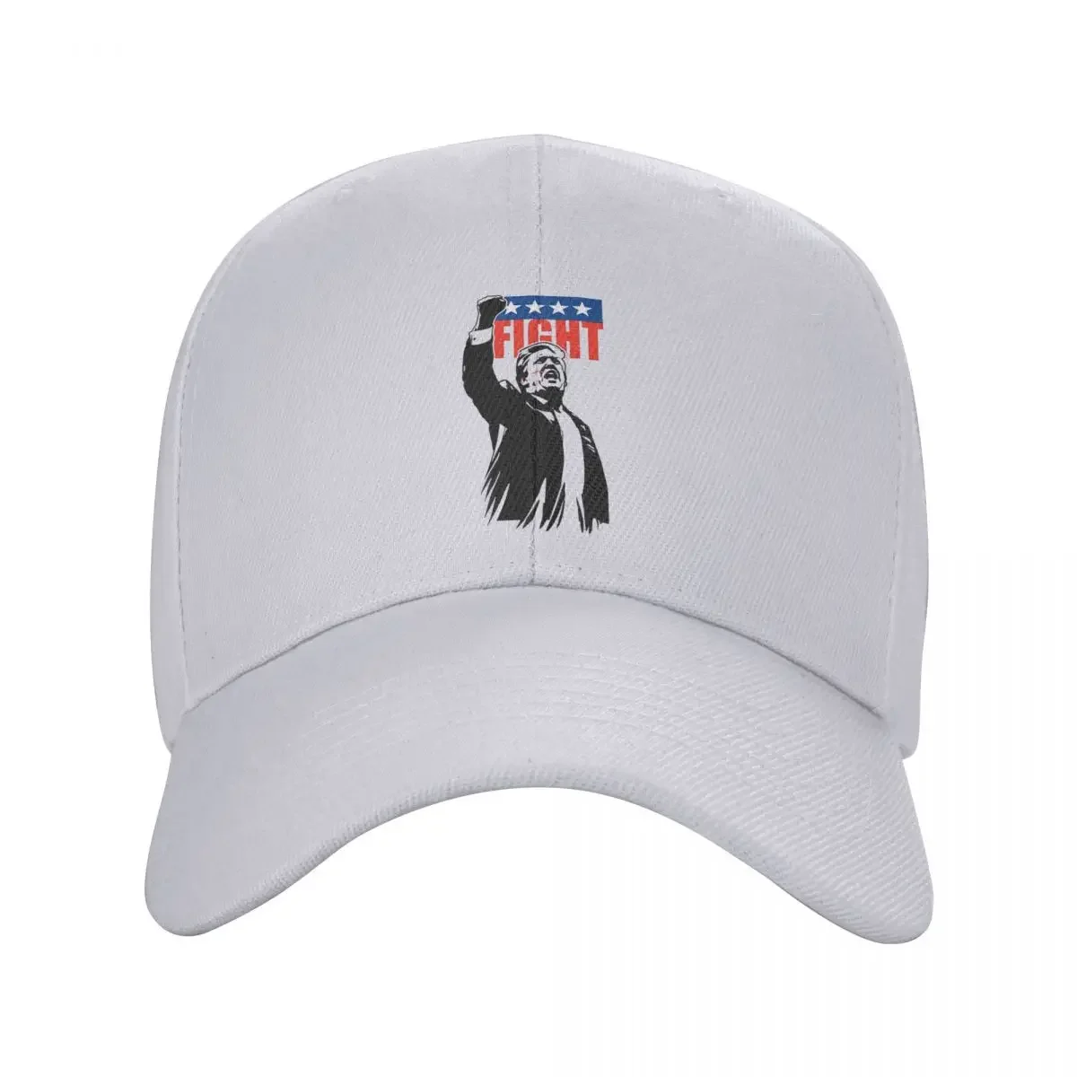 Unisex Donald Trump Shot - Fight! Caps Fashion Baseball Caps Snapback Caps Hat Sun Hats Breathable Sports Cap Summer