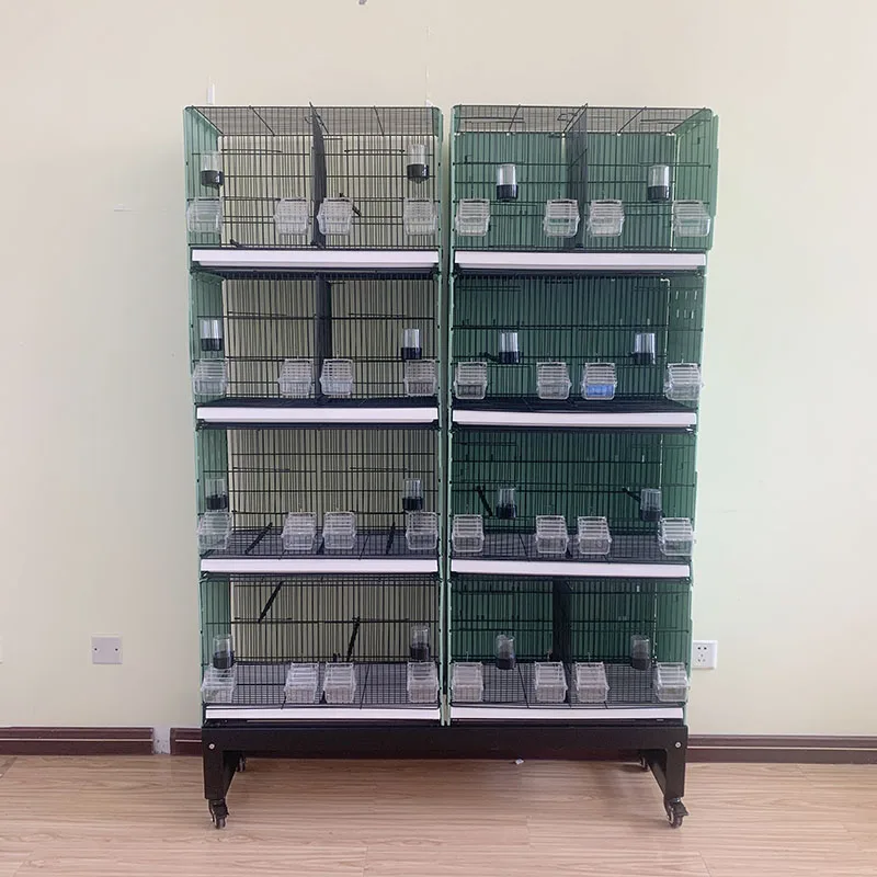 Multi-Function Bird Breeding Cage with Removable Divider - Expandable Flight/Home Cage for Parakeets, Canaries, Lovebirds