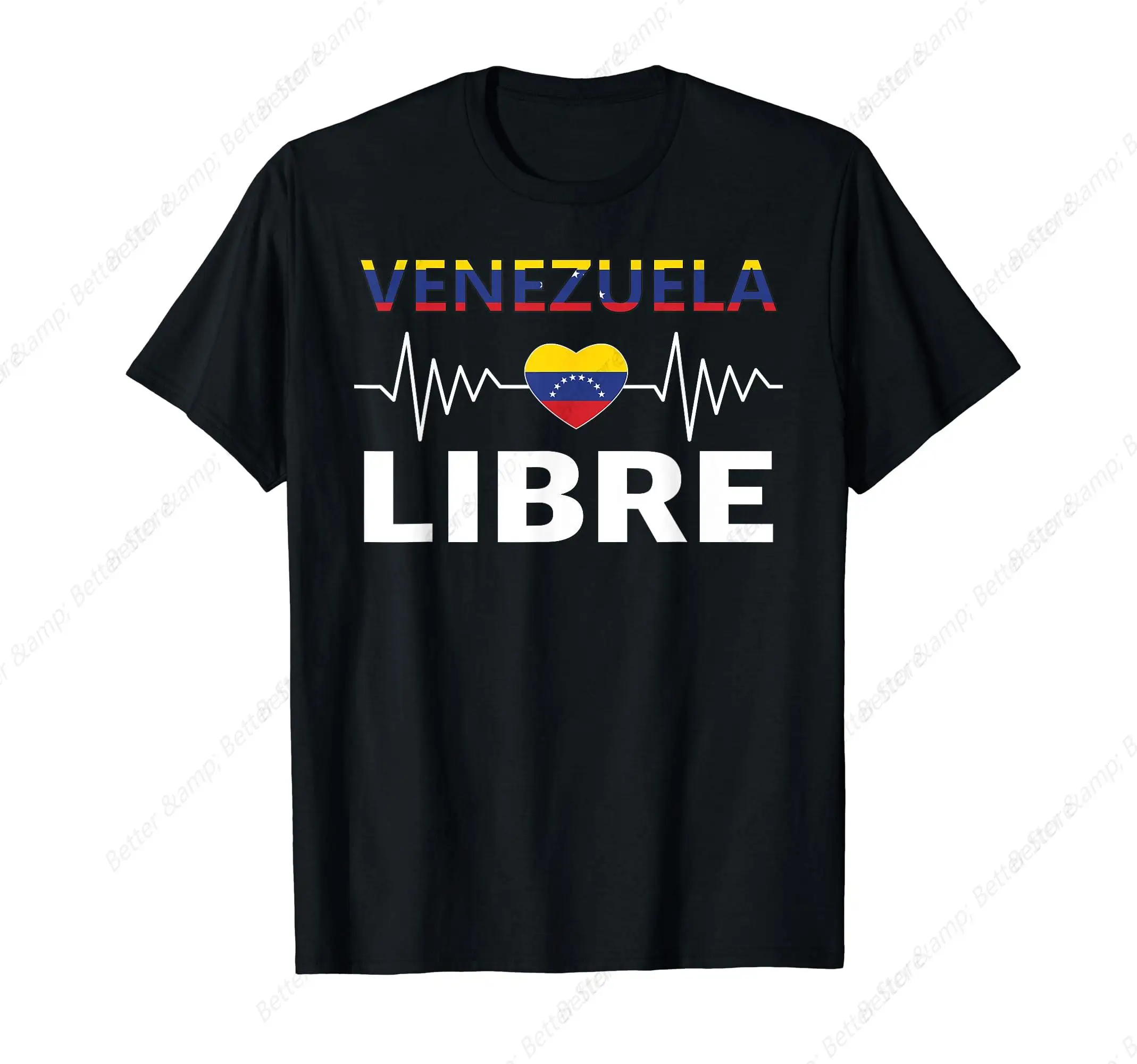 Venezuela Libre Bandera de T-Shirt Men Women Cotton Tshirt Fashion T-shirt Streetwear