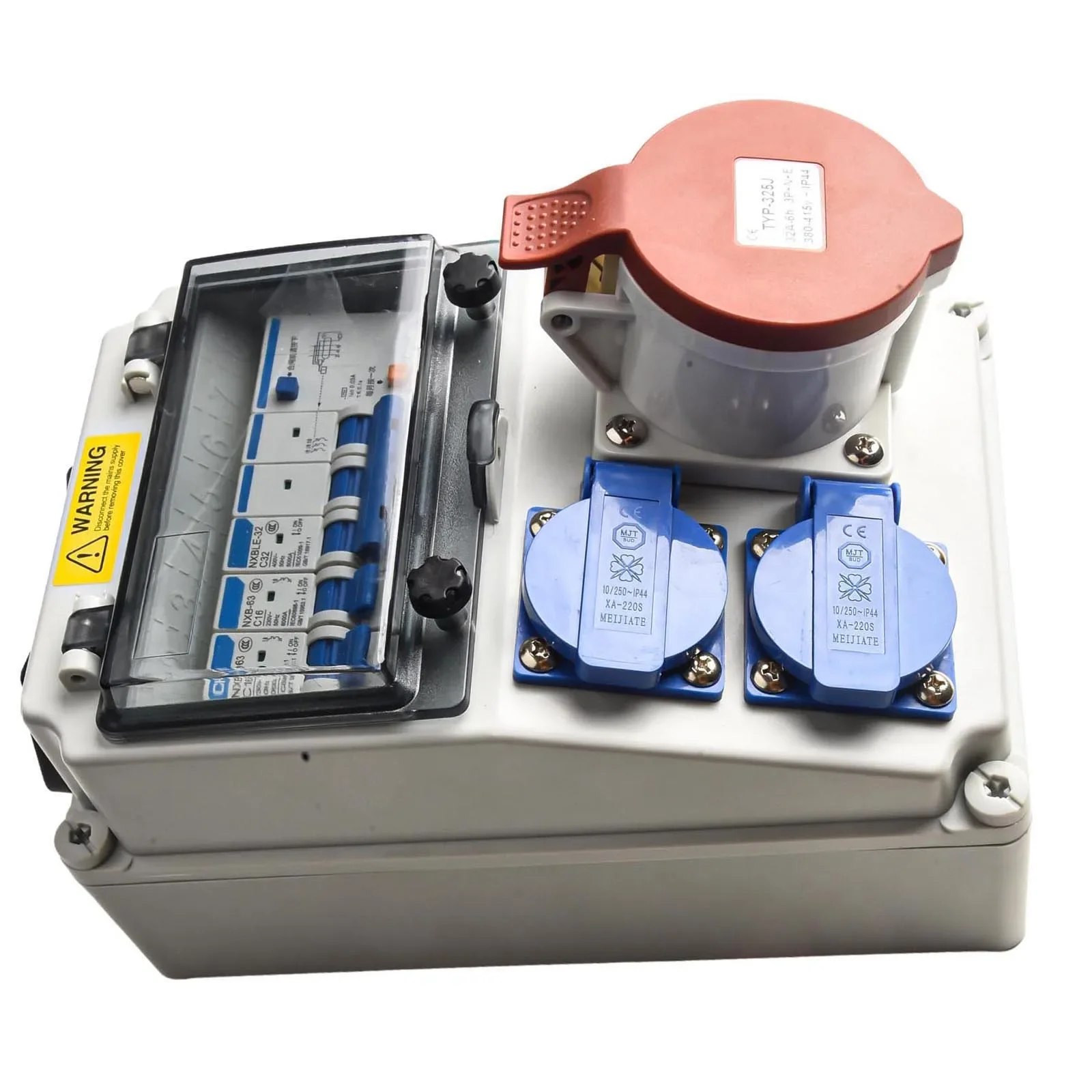 

Weatherproof IP65 Construction Site Power Distribution Box with Easy Access to Multiple Sockets for Applications