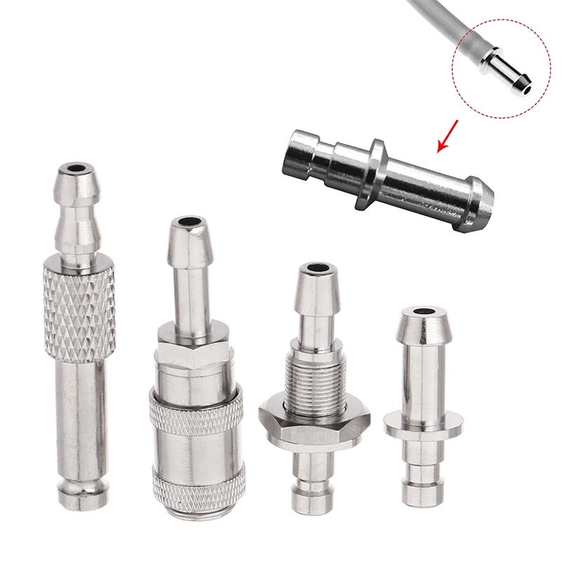 Connecteur de tuyau d'air en métal, adaptateur NIBP, compteur de pression artérielle, manchette BP, lien de Joint mâle femelle, connexion rapide, Joints de voies respiratoires à baïonnette