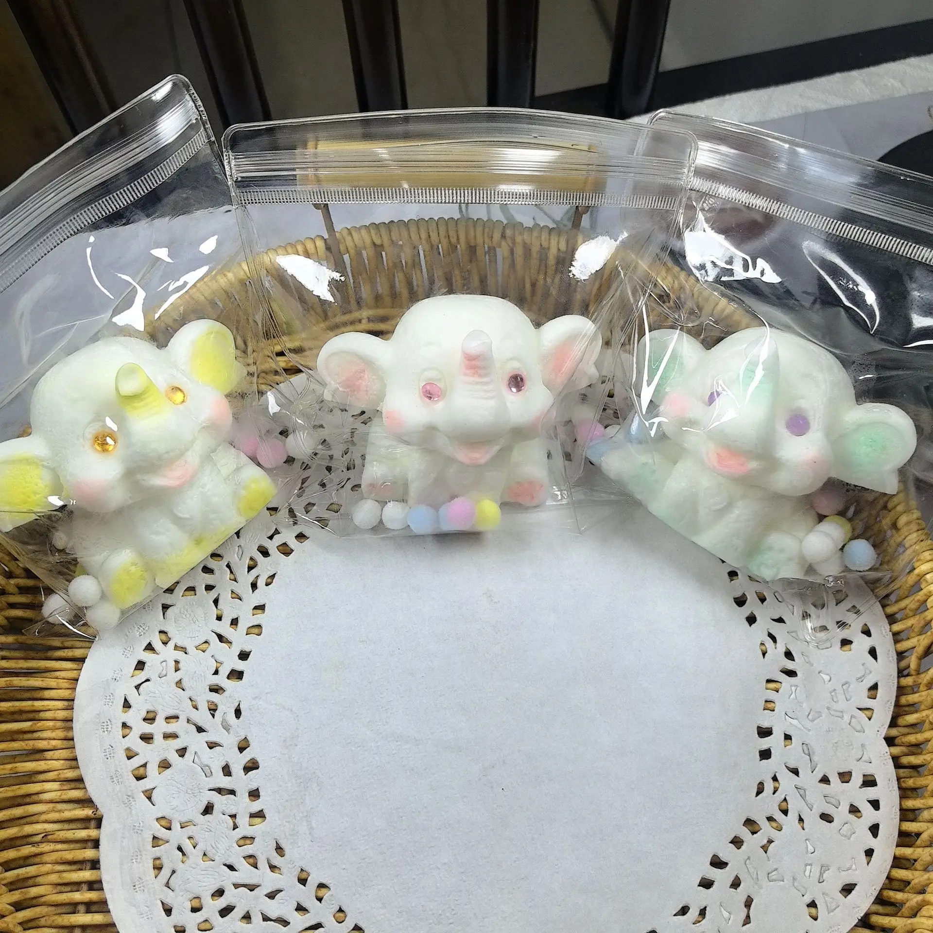 Soft Release Squeeze Elephant Toys Cartoon Stress Relief Elephant TPR Funny Pinching Decompressing Toy Adult Sensory Toys Gifts