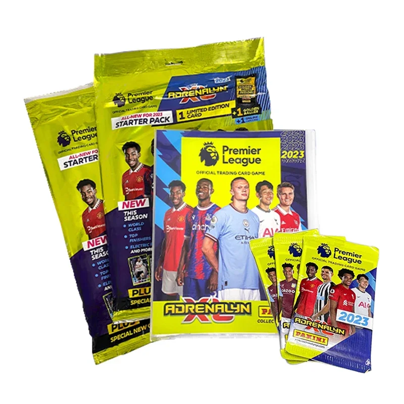 

Panini Premier League 2023 Football Cards Books Official Trading Football Star Cards Collection Limited Cards Book Kids Gifts