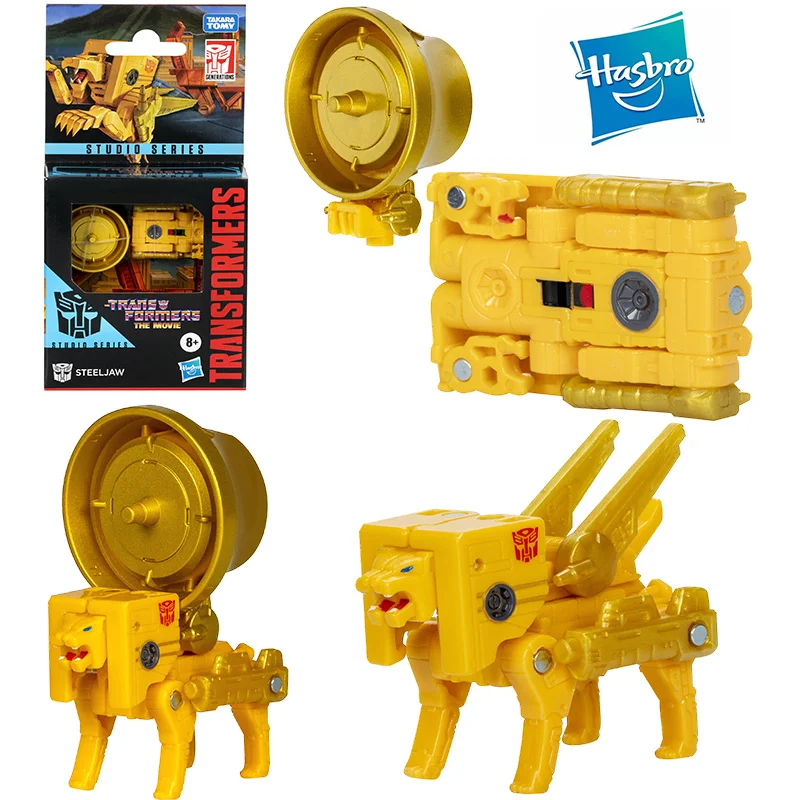 Hasbro Transformers Studio Series, película Steeljaw Core Class 10Cm, modelo de figura de acción Original, juguete para niños, colección de regalos