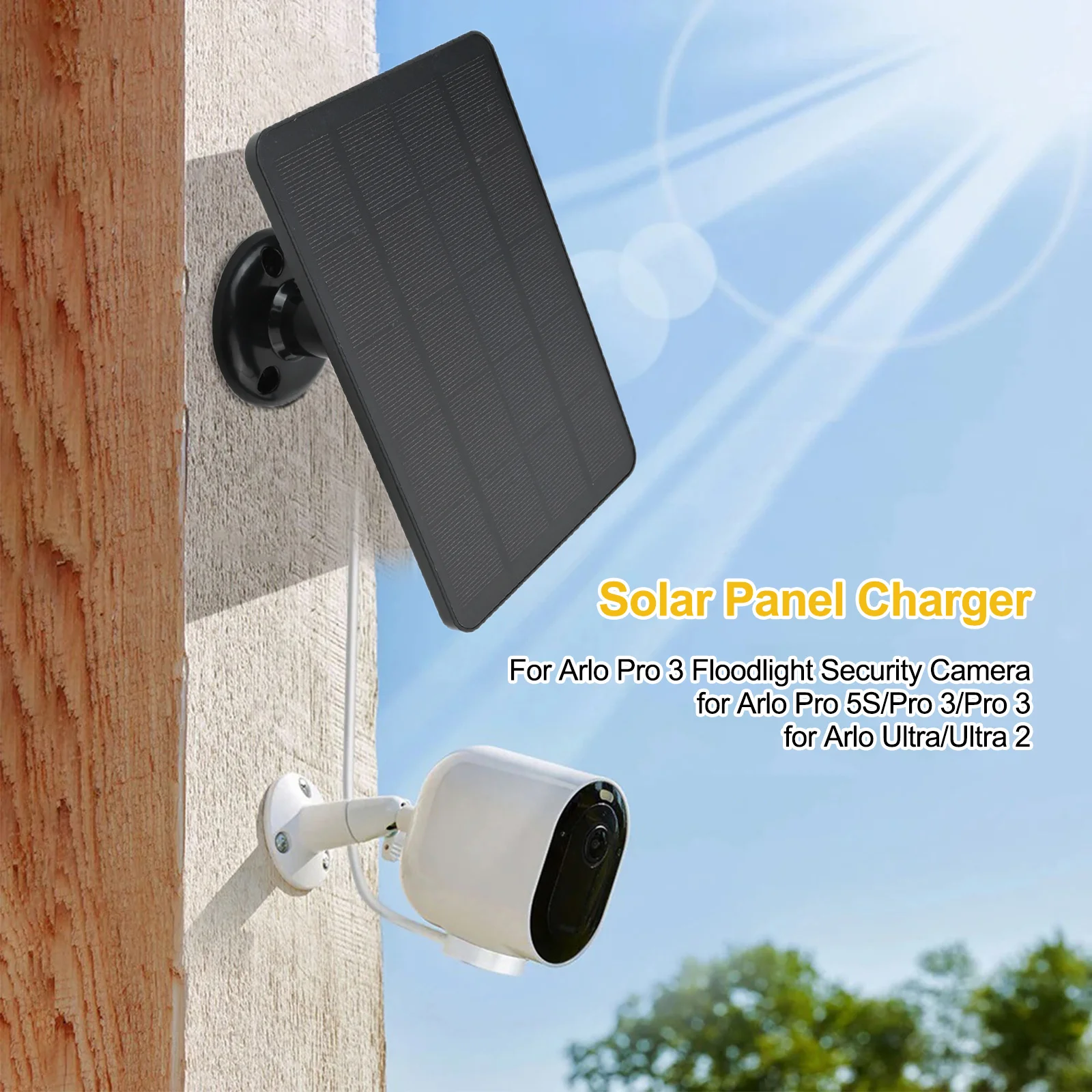 Continuous Surveillance 10W Solar Panel Adjustable Solar Panel Flexible Installation Options High Efficiency Output