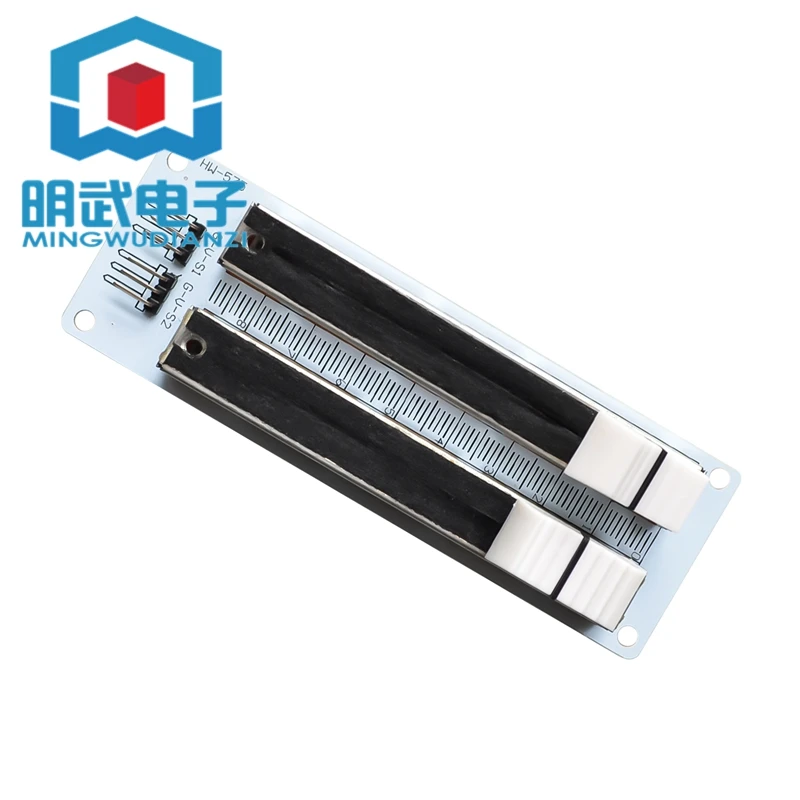 Zweireihiges Schiebepotentiometer, analoger Sensor, elektronischer Baustein, linear