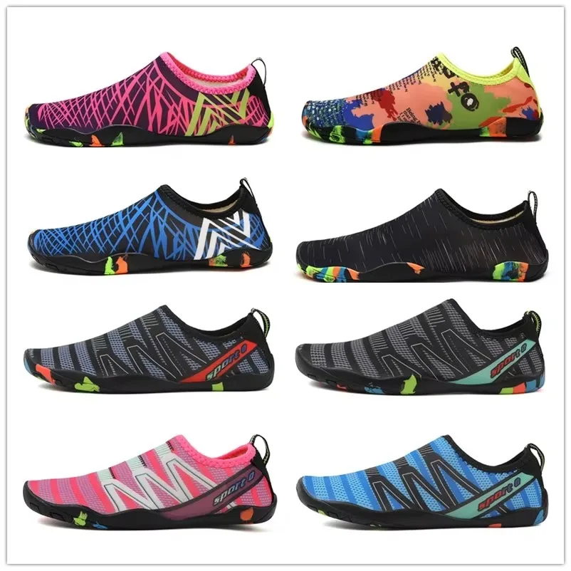 Quick-Drying Summer Water Shoes Unisex Seaside Beach Sock Barefoot Sneakers Men Swimming Upstream Sports Diving Aqua Shoes Women