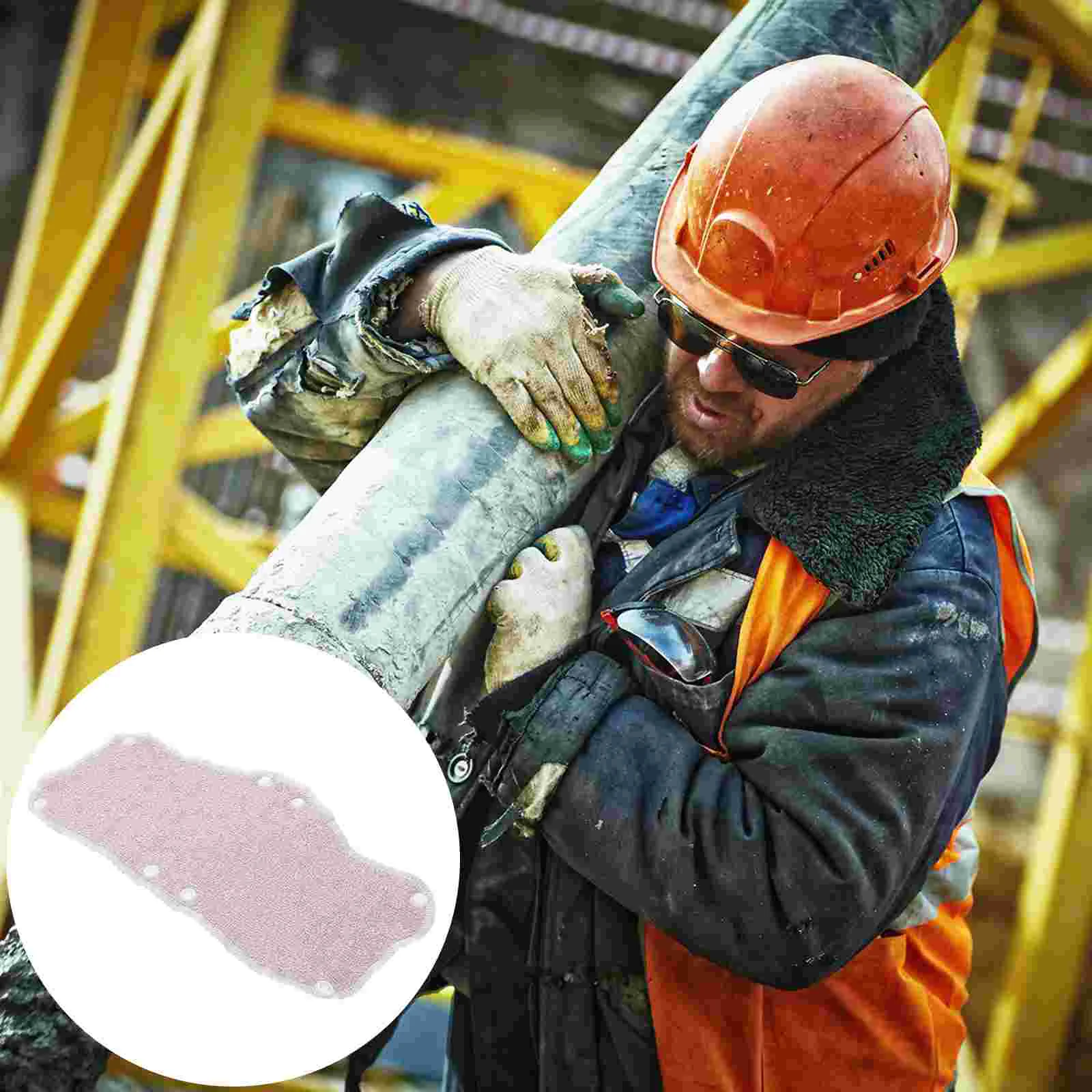 6 Pcs Hard Hat Accessories Sweatband Cloth Sweatband with Liner Snap hard hat sweat band safety hat sweatband