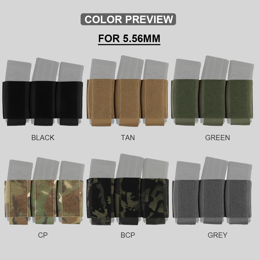 Tactical Triple Magazine Pouch,Vests Insert Mags Bags,Rifle Mag Pouch for 5.56 7.62 M4 M16 AK Magazines Holder Hunting shooting - view 6
