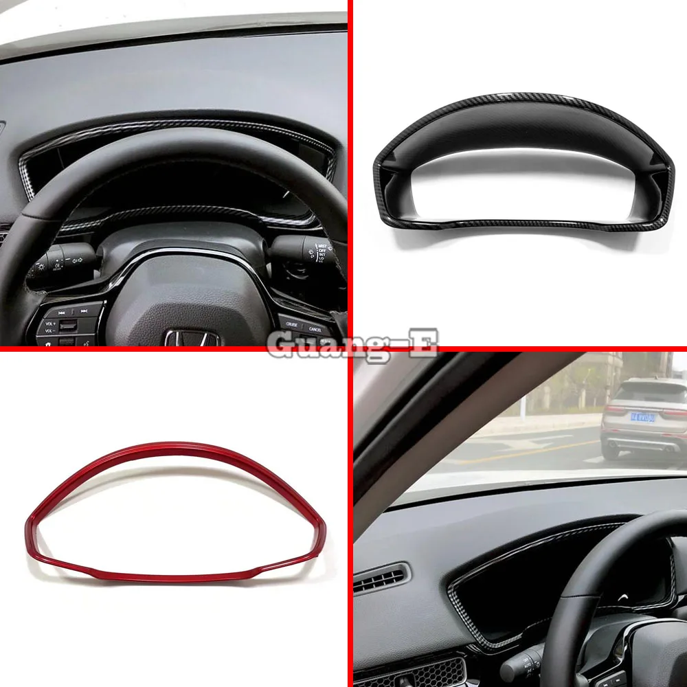 Instrument Panel Cover For Honda Civic 11th Gen 2022 2023 2024 Dashboard Trim Frame ABS Plastic Car Accessories Decoration