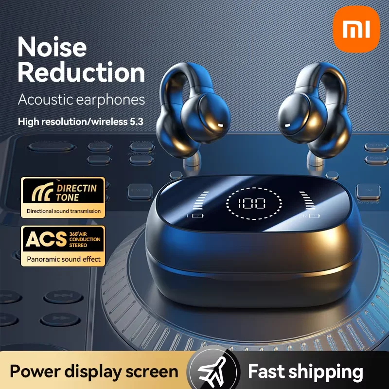 Xiaomi M47 Wireless Earbuds Bluetooth Sport With Mic Free Headset Charging Noise Reduction Earphones Bone Conduction Headphones