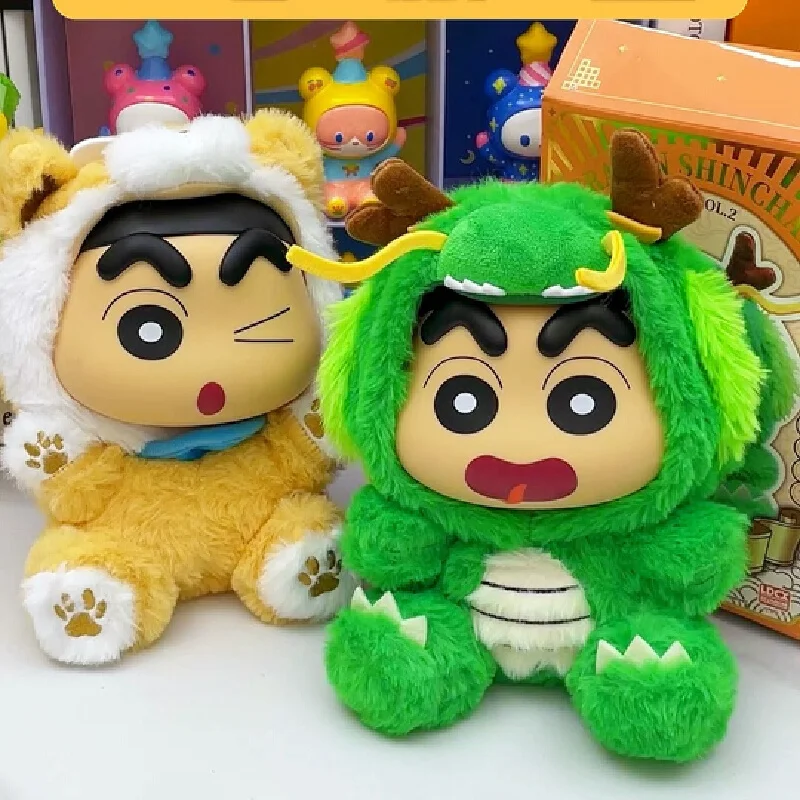 تلوين شياو شين سنة لونغ V2 سلسلة صندوق أعمى النوم رفيق دمية رأس السرير زخرفة اللعب الطرفية صندوق غامض الهدايا #3