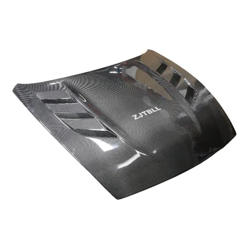 ZJTBLL カーボンファイバーエンジンフード スバル インプレッサ 2008-2011年式用