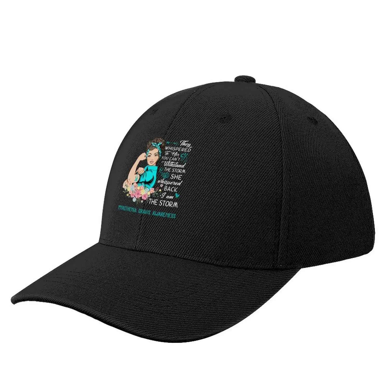 I Am The Storm Myasthenia Gravis Awareness Baseball Cap Ball Cap hiking hat Christmas Hat Men's Women's