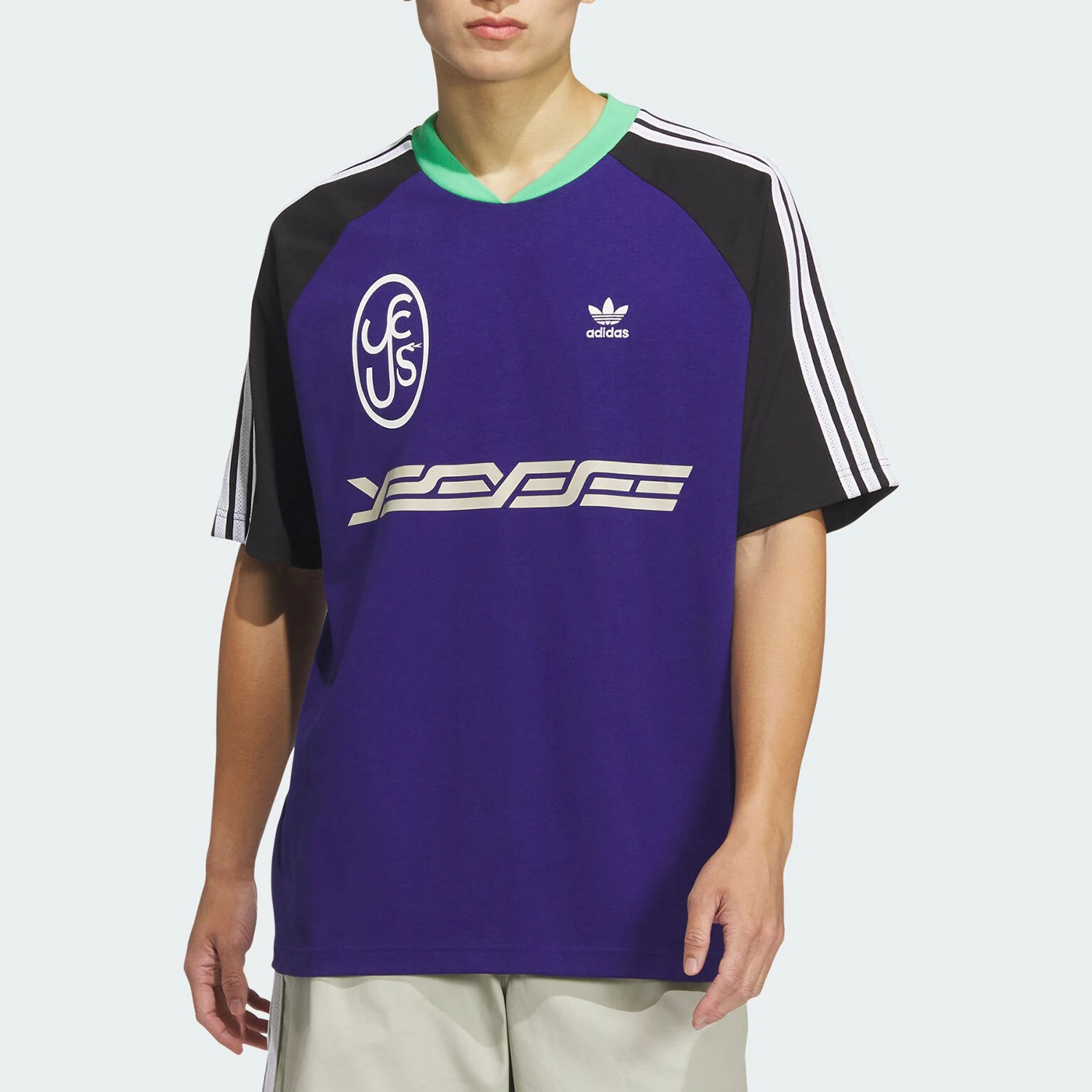 

Оригинальная спортивная футболка adidas Trefoil унисекс в стиле ретро свободного кроя JN5820