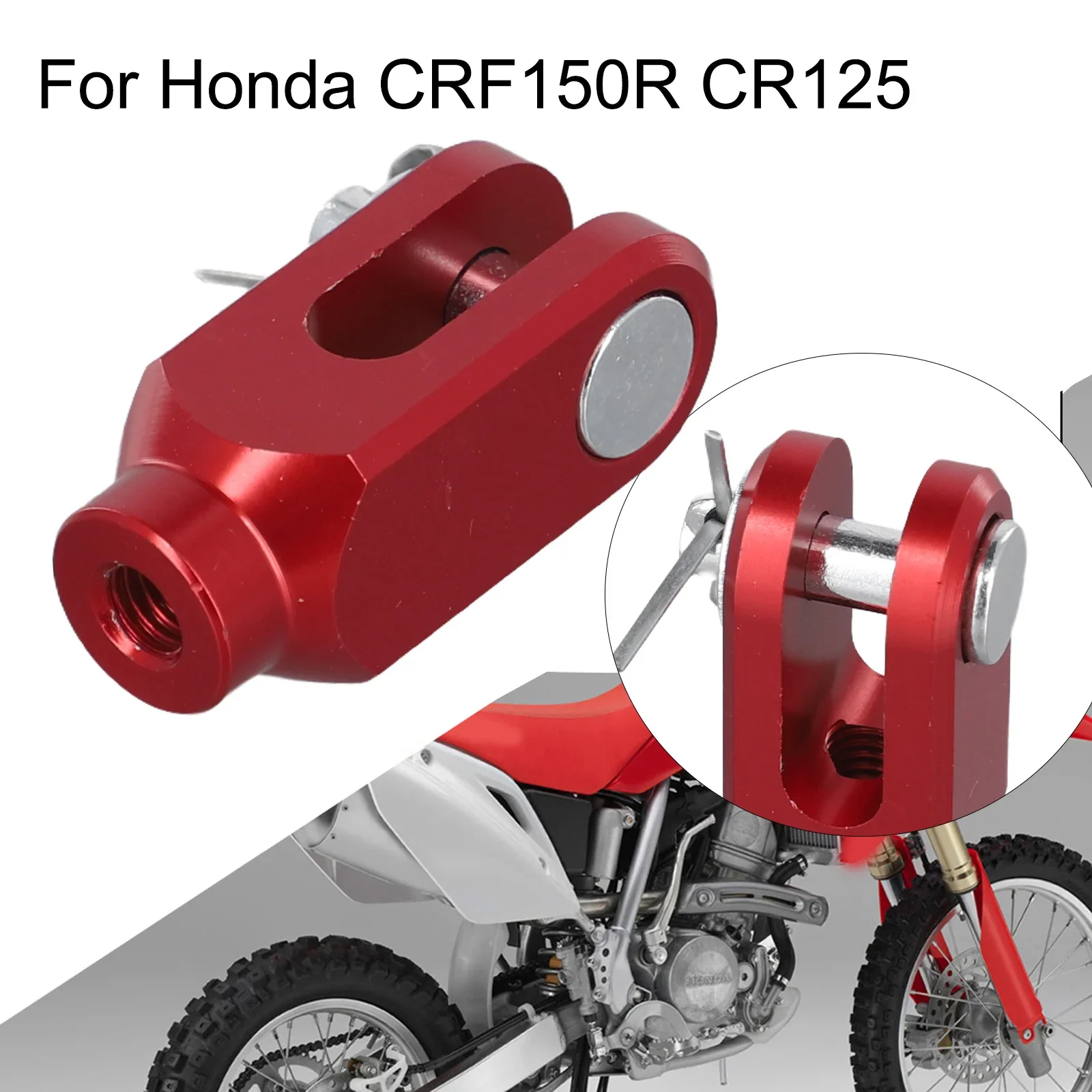 

Experience Improved Performance with Red Rear Brake Clevis for Honda CRF150R CR125 CRF250R CRF250X CRF450R CRF450L