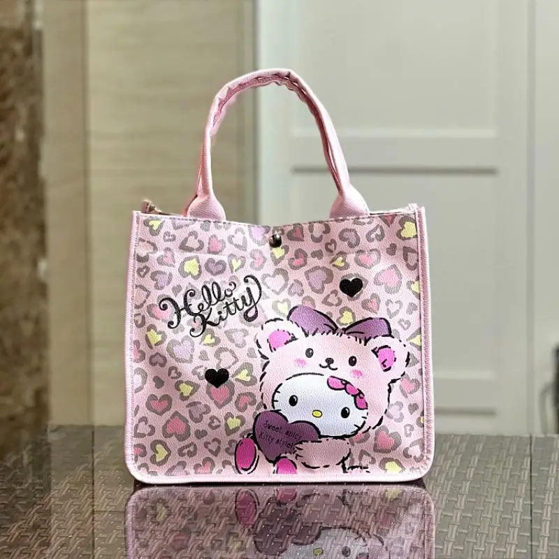 Przenośna kosmetyczka Hellokittys Sanrios Kawaii Cartoon śliczna przenośna kosmetyczka dziewczyna do przechowywania dojazdy pudełko na drugie