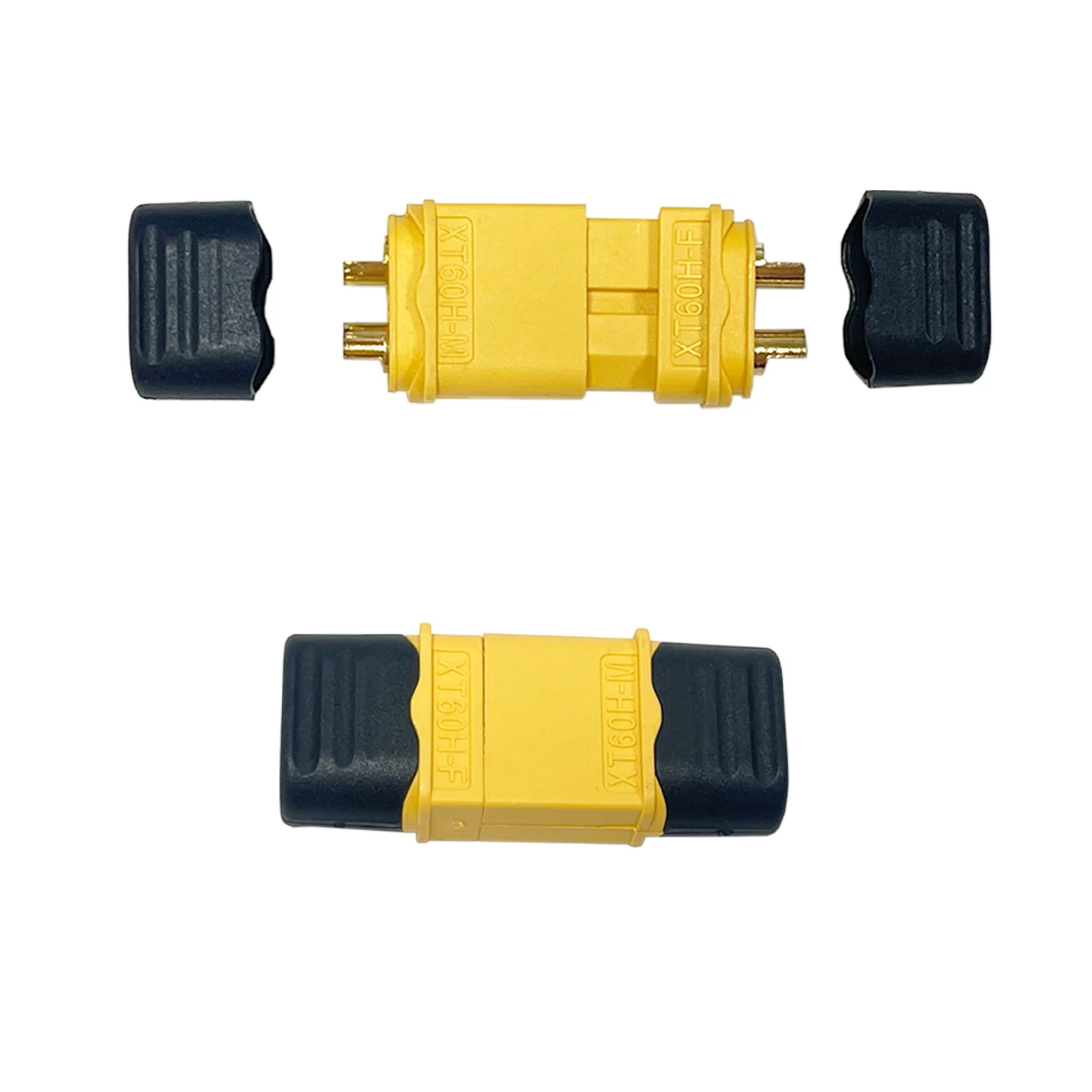 XT60H Conector Plug com Bainha Habitação, Feminino e Masculino XT60 Plug para Bateria RC Lipo, Fpv Drones e Avião, 10 Pares