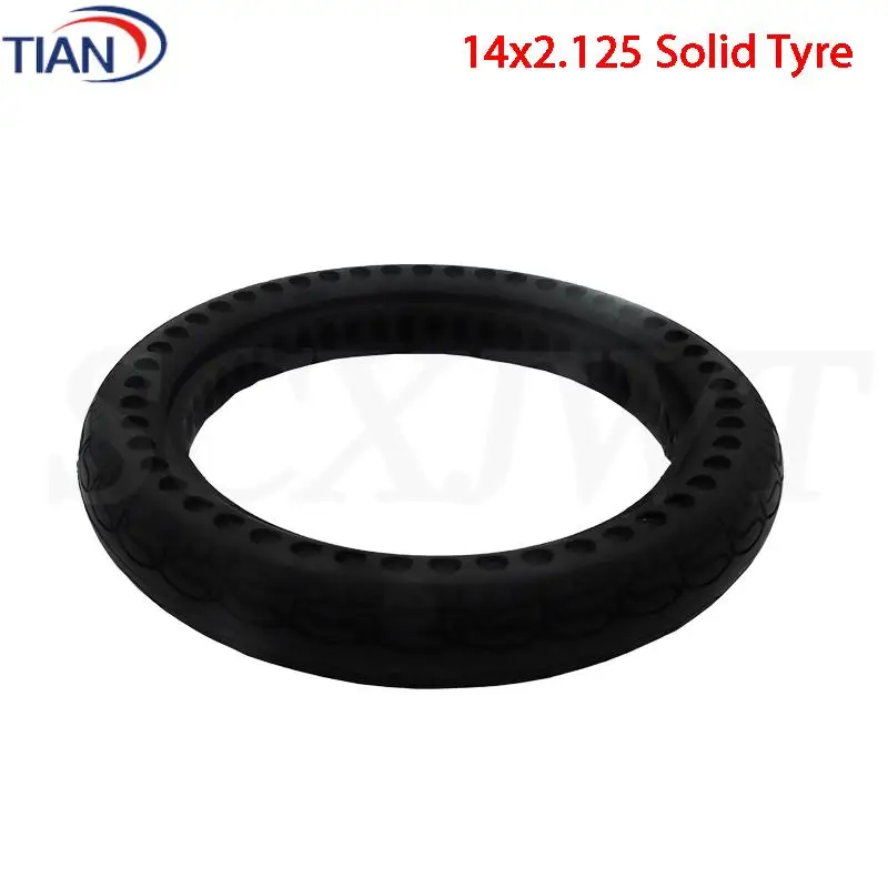 

Наслаждайтесь повышенной безопасностью благодаря 14-дюймовым взрывозащищенным цельным шинам, толстому профилю 14x2.125 для долговечного использования в складных электровелосипедах.