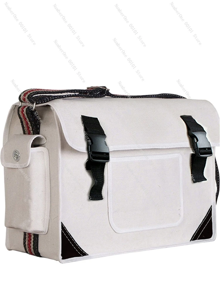 and Durable Electrical Canvas Large Thickened Multifunctional Repair Home Improvement Woodworking Tool Bag Wear Resistant