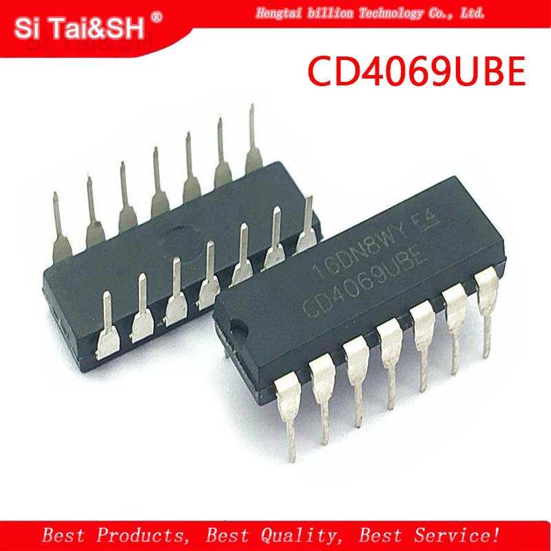 10 قطعة CD4069UBE CD4069U CD4069 CD4069BE غلاف مقاوم للماء #1