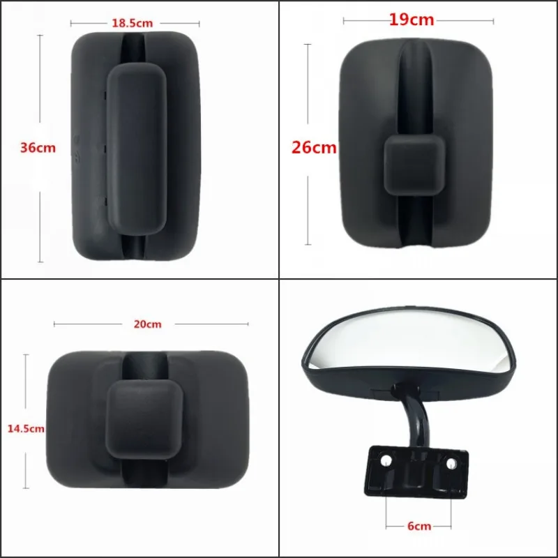 For Jiefang Tiger V Accessories Light Truck Huwei J6F Tiger VH Rearview Mirror Reflective Door Front Square Mirror
