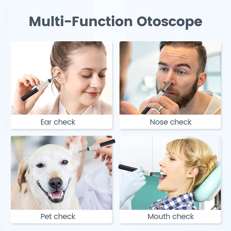 DDCAMERA Draadloze slimme oorreinigingsendoscoop Visuele oorreiniger Waxverwijdering Camera Gezondheidszorg iOS Android