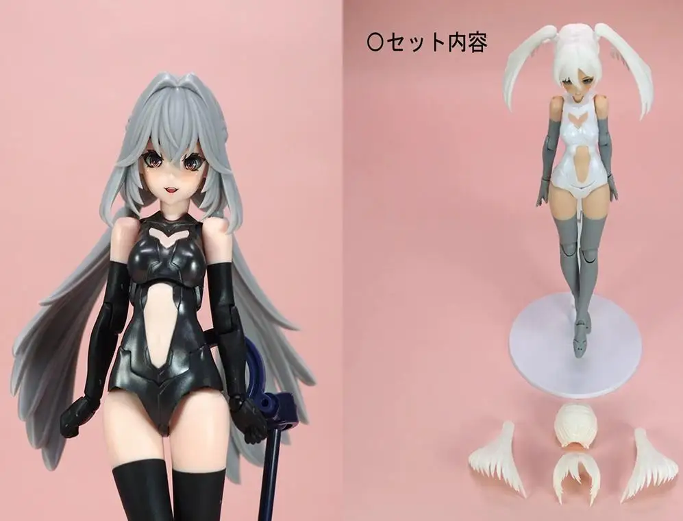 S SH STUDIO FS81 EX1 EX2 1/12 Mecha Girl Goddess Device BD PM Hair Hairstyle Resin GK Modified Parts Model In Stock