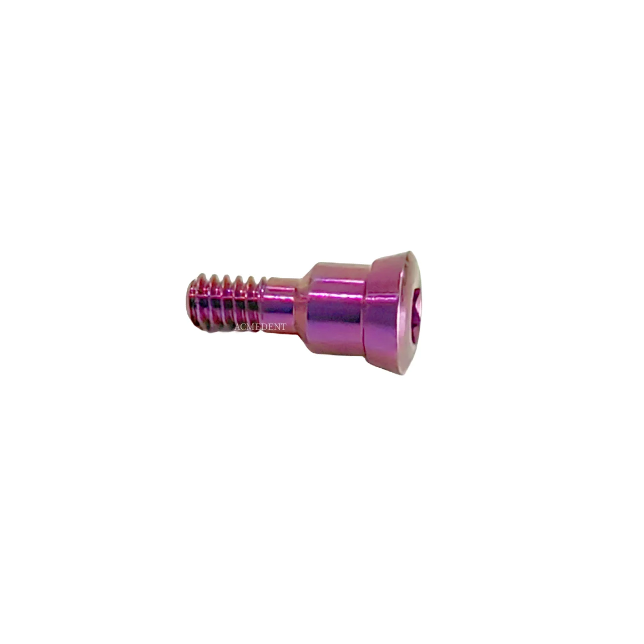 2Pcs/Lot Dental Purple Implant Closure Screw RC Healing Cap Abutment Implantes Compatible With ITI Straumann H:0/0.5mm