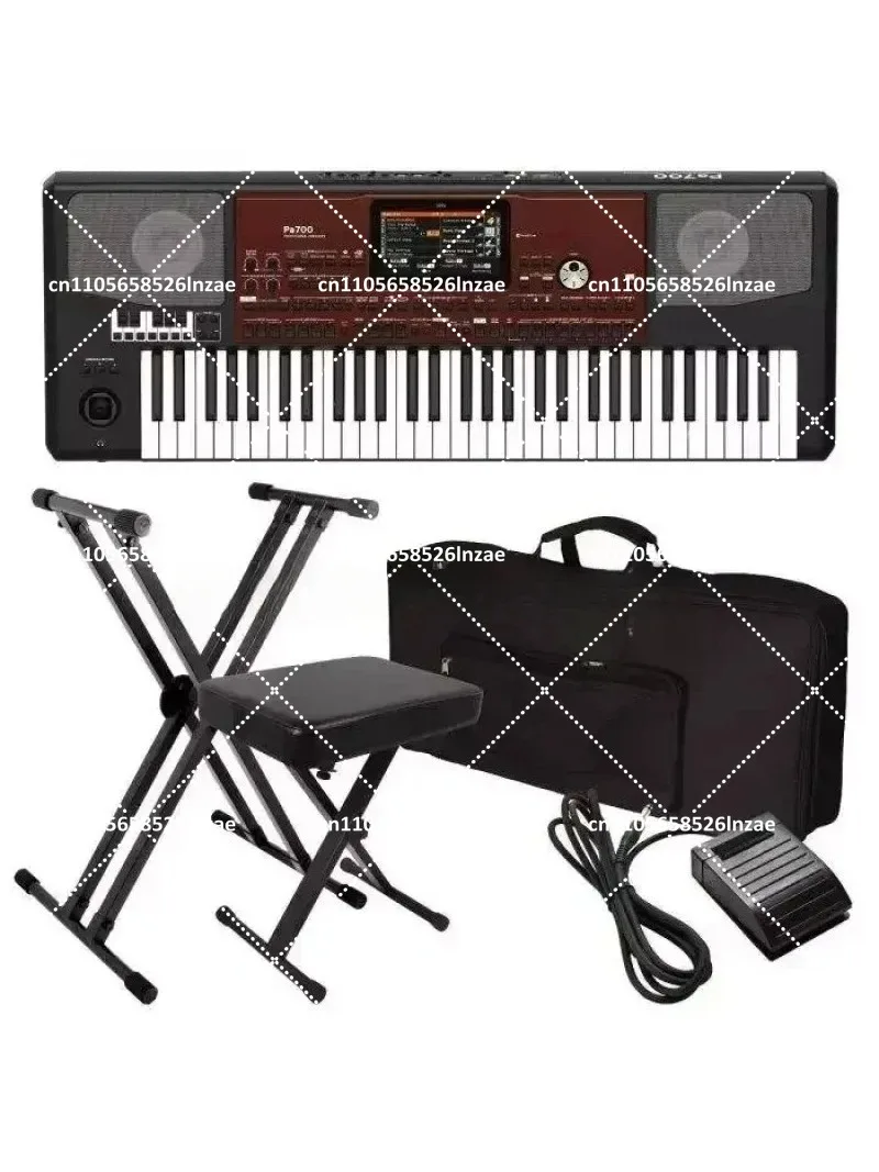 Professional Arranger Keyboard Piano with Touch Screen, 61-Key Portable Synthesizer Workstation for Live Performance