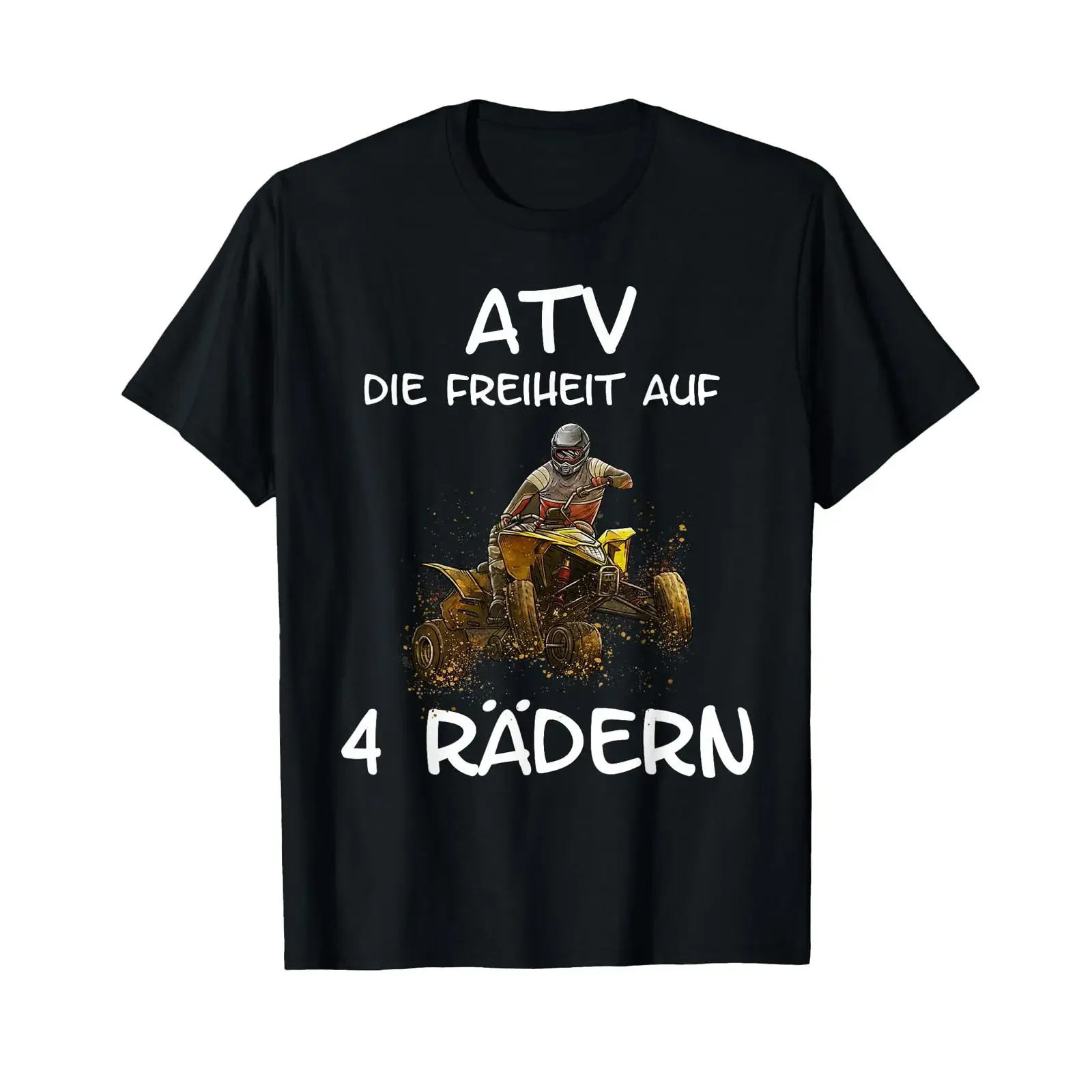 ATV Offroad Quad Biker T Shirt  vintage Washed fashion Top For Everyday Wear designer clothes Versatile Slightly Stylish Soft