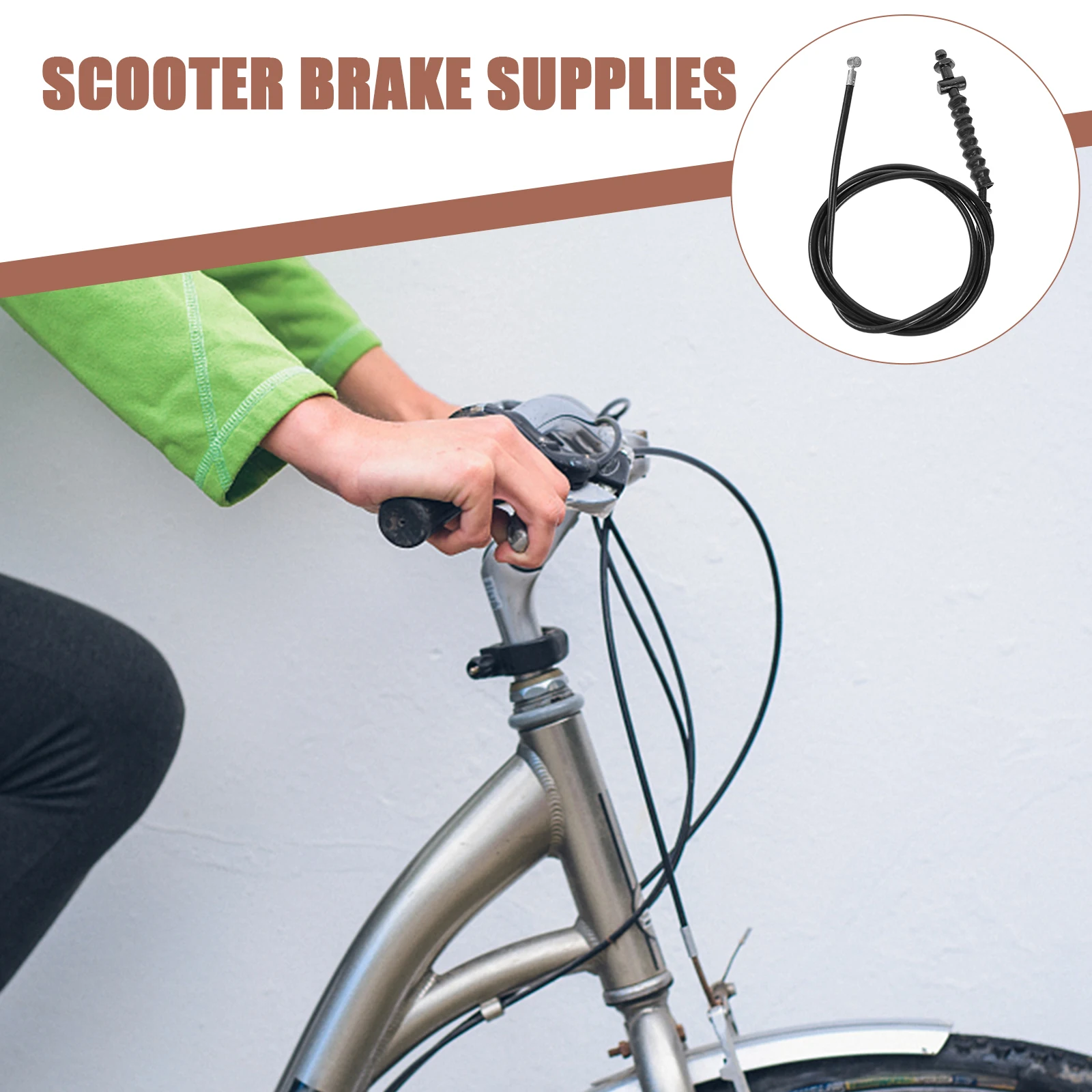 

Scooter Brake Line Durable Professional Replacement Flexible Wear-Resistant for Electric Scooter Max Front
