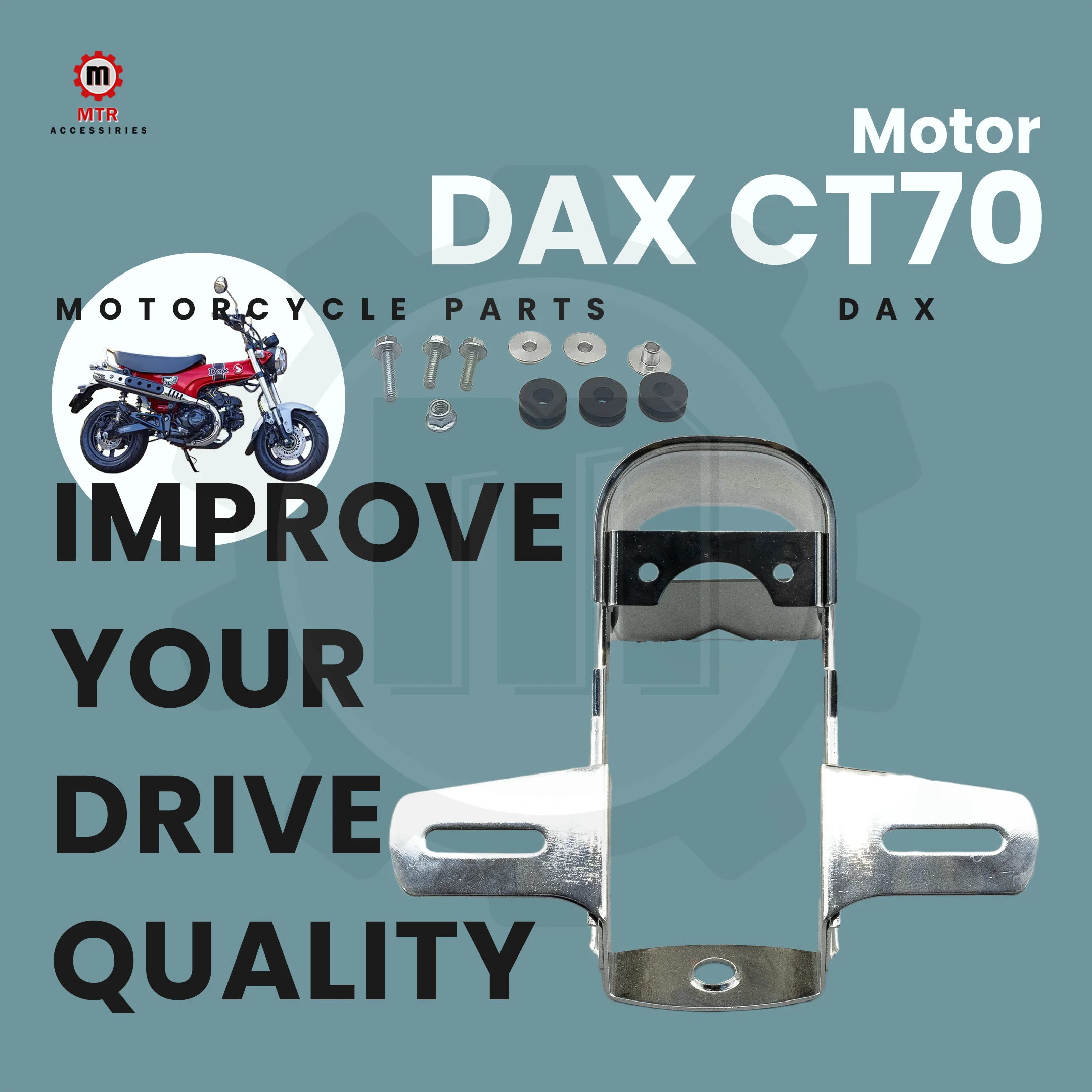 

Brake Light Bracket ST70 CT70 Taillight Holder License Plate Holder DAX CT70 ST70 Parts Motorcycles Accessories