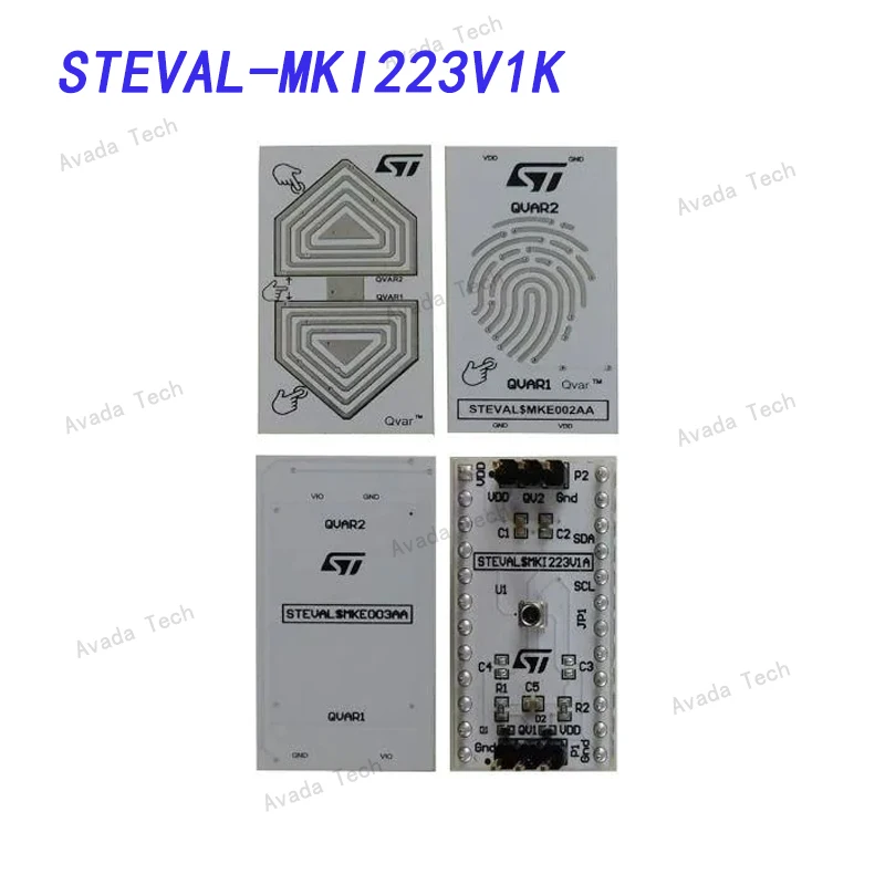 

Avada Tech STEVAL-MKI223V1K Pressure sensor kit with QVAR functionality based on ILPS28QSW