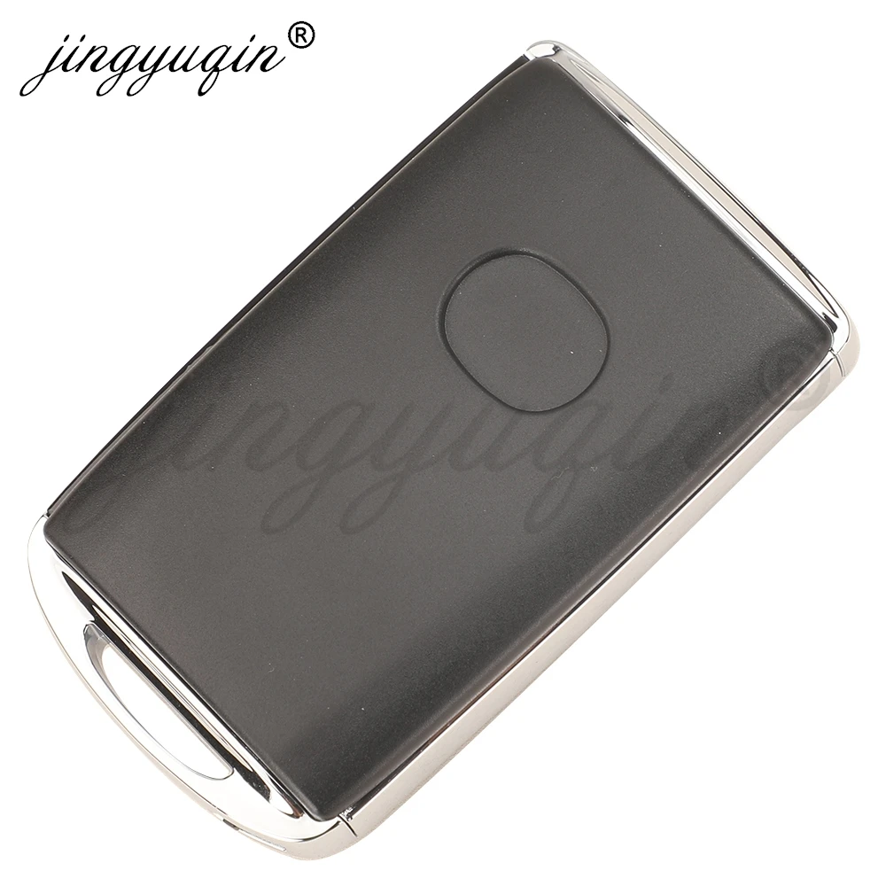

jingyuqin 2/3/4Buttons Remote Car Key Shell Case for Mazda 3 CX30 CX5 CX9 M6 MX5 Miata 2019 2020 2021 2022 Smart Keyless Housing