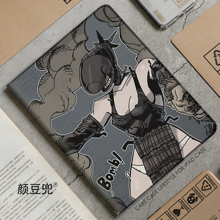 Reze Bom レゼ Anime Chainsaw Man iPad 10.2 9th Air 2 3 Mini 6 5 Case Luxury Silicone Pro 13 12.9 11 10.5 inch iPad Air 6 5 4 202